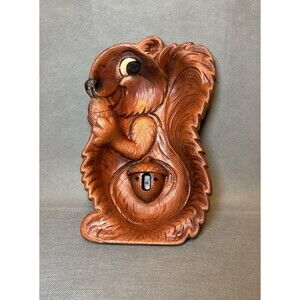 Vntg Squirrel Nut Tray Multi Products Inc Mid Century Nutcracker Anthropomorphic